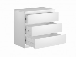 Комод МАЛЬТА с тремя выдвижными ящиками, цвет белый в Игре - igra.ok-mebel.com | фото 3