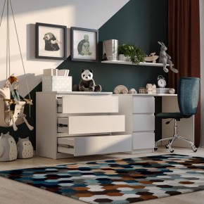 Комод МАЛЬТА с тремя выдвижными ящиками, цвет белый в Игре - igra.ok-mebel.com | фото 4
