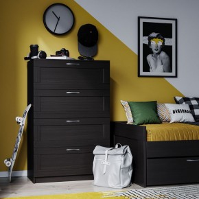 Комод СИРИУС с четырьмя ящиками, цвет Дуб Венге в Игре - igra.ok-mebel.com | фото