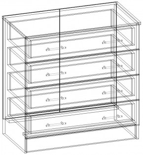 СОФИЯ Комод К800 (венге/дуб белфорт) в Игре - igra.ok-mebel.com | фото 3