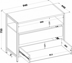 Комод Т-400 в Игре - igra.ok-mebel.com | фото 4