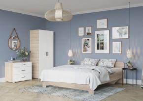 Комод VICTOR (Сонома/Белый) в Игре - igra.ok-mebel.com | фото 3