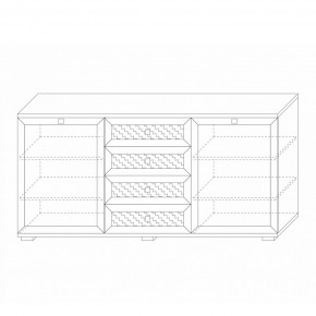 Комодино (фасады глухие) Парма Нео в Игре - igra.ok-mebel.com | фото 5