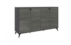 Комодино ПМ-390.03 Комод (ЛДСП Матера/МДФ Санторини темный) в Игре - igra.ok-mebel.com | фото 2