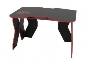 Компьютерный стол КЛ №9.0 (Черный/Красный) в Игре - igra.ok-mebel.com | фото