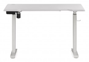 Компьютерный стол Маркос с механизмом подъема 120х75х75 белый / шагрень белая в Игре - igra.ok-mebel.com | фото 2