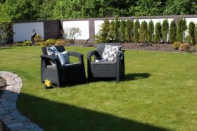 Комплект кресел Корфу Дуо (Corfu Duo set) графит в Игре - igra.ok-mebel.com | фото 5