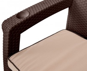 Комплект кресел Yalta Premium Double Seat (Ялта) шоколадный (+подушки под спину) в Игре - igra.ok-mebel.com | фото 2