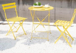 Комплект садовой мебели OTS-001R (стол + 2 стула) металл в Игре - igra.ok-mebel.com | фото 10