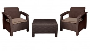 Комплект уличной мебели Yalta Premium Terrace Set (Ялта) шоколадый (+подушки под спину) в Игре - igra.ok-mebel.com | фото 8