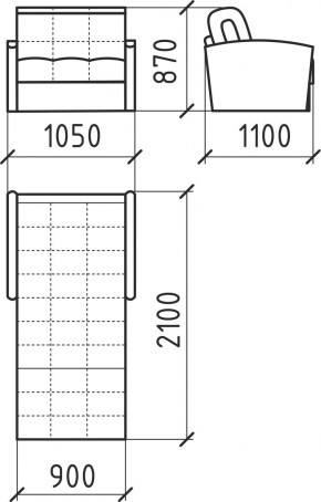 КОРАЛЛ 2 Кресло-кровать КР/КР в Игре - igra.ok-mebel.com | фото 3