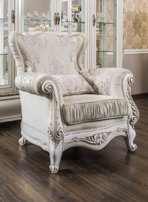 Кресло Алсу (белый глянец) в Игре - igra.ok-mebel.com | фото 3