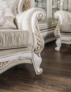 Кресло Алсу (белый глянец) в Игре - igra.ok-mebel.com | фото 4