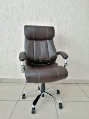 Кресло Barneo K-303 для руководителя (коричневая экокожа) в Игре - igra.ok-mebel.com | фото 1