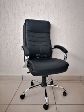 Кресло Barneo K-58 для руководителя (черная экокожа) в Игре - igra.ok-mebel.com | фото