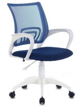 Кресло BRABIX "Fly MG-396W" (белый/темно-синее) 532399 в Игре - igra.ok-mebel.com | фото