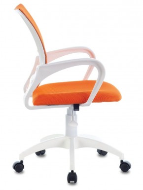 Кресло BRABIX "Fly MG-396W", пластик белый, сетка, оранжевое, 532401, MG-396W_532401 в Игре - igra.ok-mebel.com | фото 3