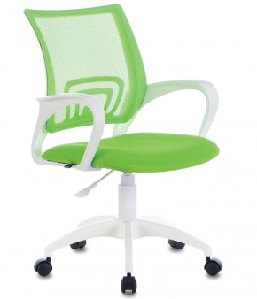 Кресло BRABIX "Fly MG-396W", пластик белый, сетка, салатовое, 532403 в Игре - igra.ok-mebel.com | фото