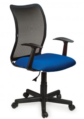 Кресло BRABIX "Spring MG-307", с подлокотниками, комбинированное синее/черное TW, 531404 в Игре - igra.ok-mebel.com | фото 1