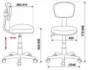 Кресло Бюрократ CH-299/G/15-48 серый в Игре - igra.ok-mebel.com | фото 3