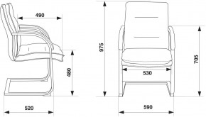 Кресло Бюрократ T-9927SL-LOW-V/BLACK в Игре - igra.ok-mebel.com | фото 4