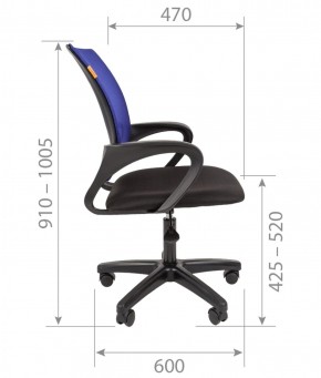 Кресло для оператора CHAIRMAN 696  LT (ткань стандарт 15-21/сетка TW-01) в Игре - igra.ok-mebel.com | фото 5