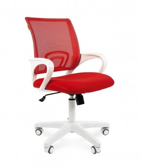 Кресло для оператора CHAIRMAN 696 white (ткань TW-19/сетка TW-69) в Игре - igra.ok-mebel.com | фото