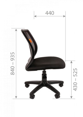 Кресло для оператора CHAIRMAN 699 Б/Л (ткань стандарт/сетка TW-01) в Игре - igra.ok-mebel.com | фото 7