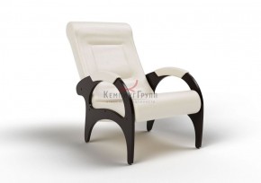 Кресло для отдыха Римини 19-К-КР (экокожа/венге) КРЕМ в Игре - igra.ok-mebel.com | фото 1