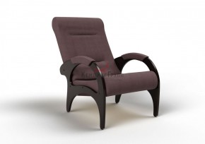 Кресло для отдыха Римини 19-Т-КМ (ткань/венге) КОФЕ С МОЛОКОМ в Игре - igra.ok-mebel.com | фото 1
