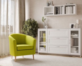 Кресло для отдыха Тунне жёлто-зелёное, ткань рогожка в Игре - igra.ok-mebel.com | фото 3