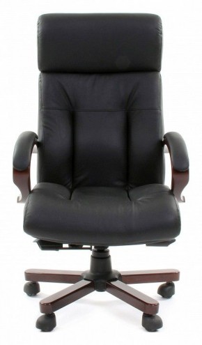 Кресло для руководителя Chairman 421 черный/орех темный, черный в Игре - igra.ok-mebel.com | фото 2