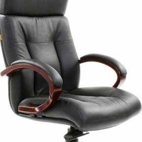 Кресло для руководителя Chairman 421 черный/орех темный, черный в Игре - igra.ok-mebel.com | фото 6