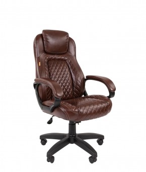 Кресло для руководителя  CHAIRMAN 432 (Экокожа коричневая) в Игре - igra.ok-mebel.com | фото