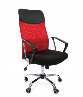 Кресло для руководителя CHAIRMAN 610 N (15-21 черный/сетка красный) в Игре - igra.ok-mebel.com | фото