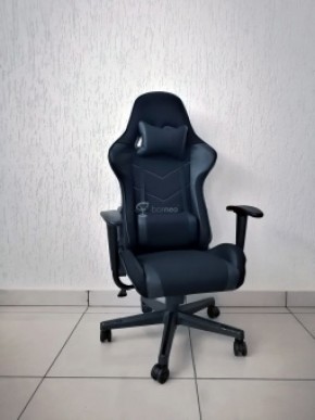 Кресло геймерское Barneo K-50 (черная сетка черные вставки) в Игре - igra.ok-mebel.com | фото 1