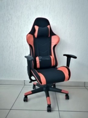 Кресло геймерское Barneo K-50 (черная сетка оранжевые вставки) в Игре - igra.ok-mebel.com | фото