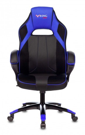 Кресло игровое Бюрократ VIKING 2 AERO BLUE черный/синий в Игре - igra.ok-mebel.com | фото 2