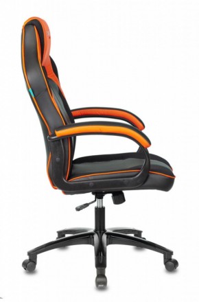 Кресло игровое Бюрократ VIKING 2 AERO ORANGE черный/оранжевый в Игре - igra.ok-mebel.com | фото 3