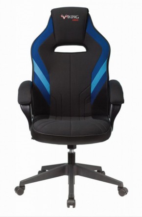 Кресло игровое Бюрократ VIKING 3 AERO BLUE черный/синий в Игре - igra.ok-mebel.com | фото 2