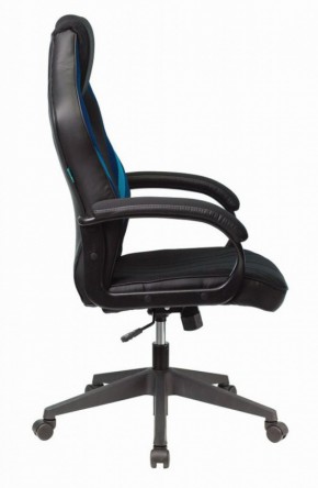 Кресло игровое Бюрократ VIKING 3 AERO BLUE черный/синий в Игре - igra.ok-mebel.com | фото 3