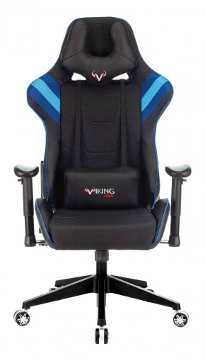 Кресло игровое Бюрократ VIKING 4 AERO BLUE черный/синий в Игре - igra.ok-mebel.com | фото 3