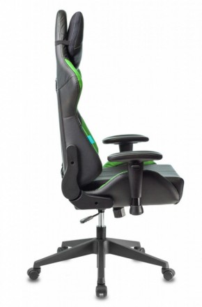 Кресло игровое Бюрократ VIKING 5 AERO LGREEN черный/салатовый в Игре - igra.ok-mebel.com | фото 8