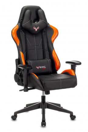 Кресло игровое Бюрократ VIKING 5 AERO ORANGE черный/оранжевый в Игре - igra.ok-mebel.com | фото