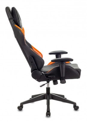 Кресло игровое Бюрократ VIKING 5 AERO ORANGE черный/оранжевый в Игре - igra.ok-mebel.com | фото 2