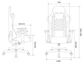 Кресло игровое Бюрократ VIKING 7 KNIGHT B FABRIC черный в Игре - igra.ok-mebel.com | фото 4