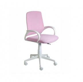 Кресло Ирис White сетка/ткань розовая в Игре - igra.ok-mebel.com | фото 1