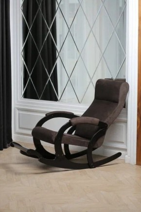 Кресло-качалка МАРСЕЛЬ 33-Т-AC (кофе) в Игре - igra.ok-mebel.com | фото 3
