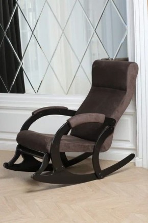 Кресло-качалка МАРСЕЛЬ 33-Т-AC (кофе) в Игре - igra.ok-mebel.com | фото 4