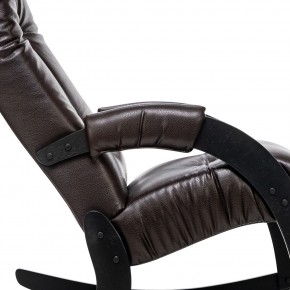 Кресло-качалка Модель 67 Венге, к/з Vegas Lite Amber в Игре - igra.ok-mebel.com | фото 5